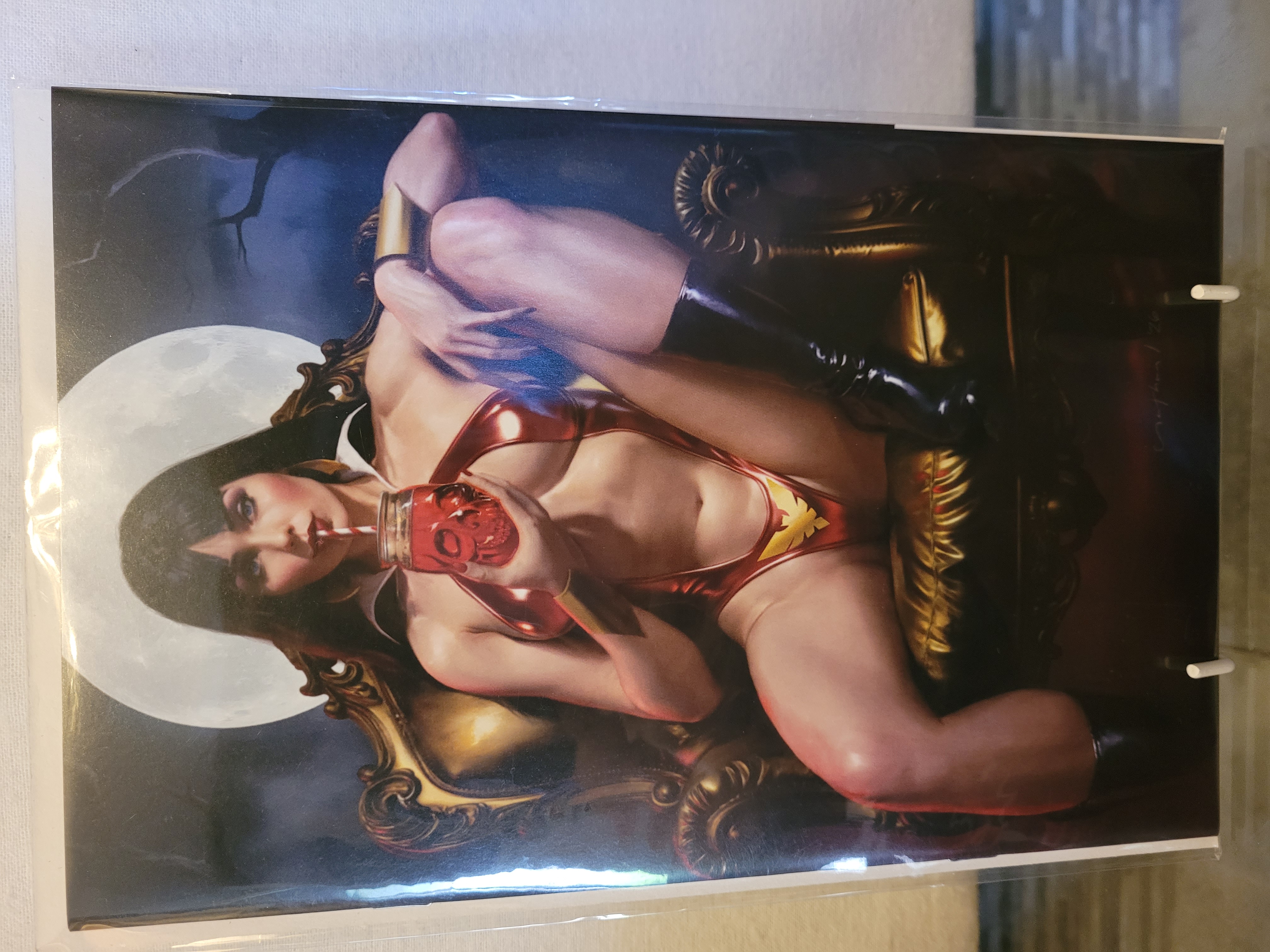 VAMPIRELLA #1 NATHAN LORENZANA BLUE VIRGIN LTD 500