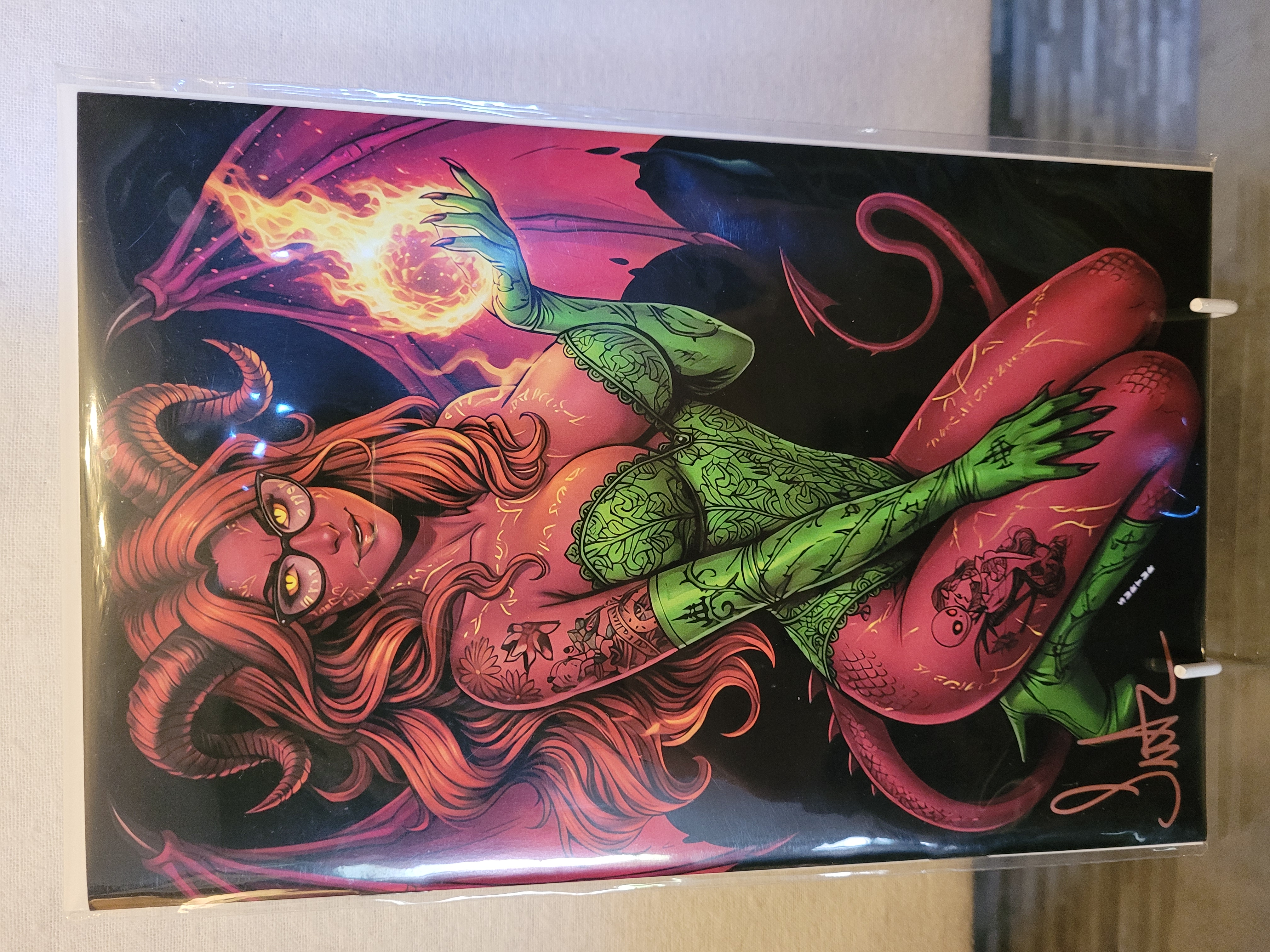Fright Weaver Exclusive Devil Poison Ivy Signed by Surtur W/COA