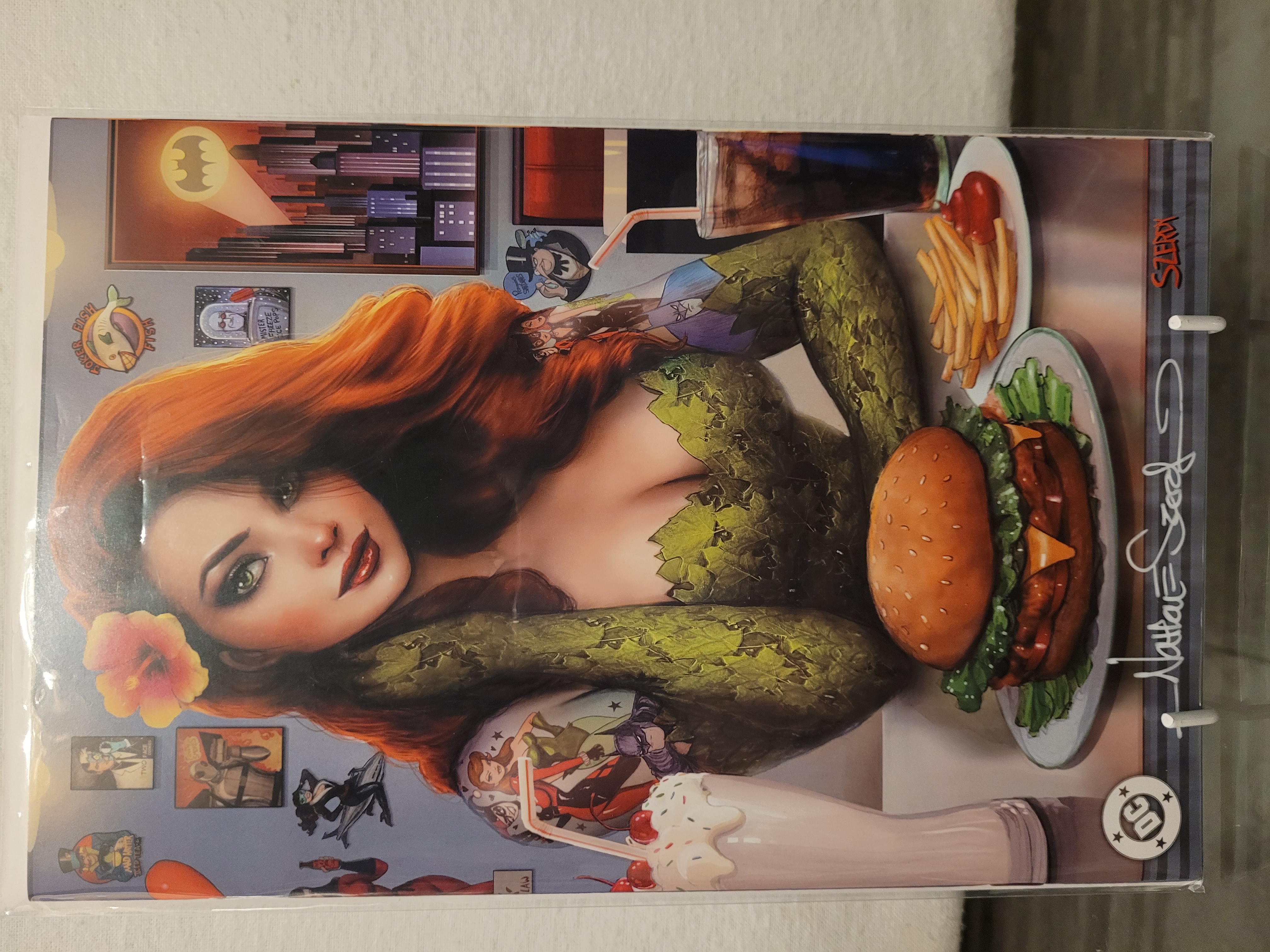 Poison Ivy #27 Nathan Szerdy Excluisve Diner Tattoo Foil LTD 1000 signed W/COA