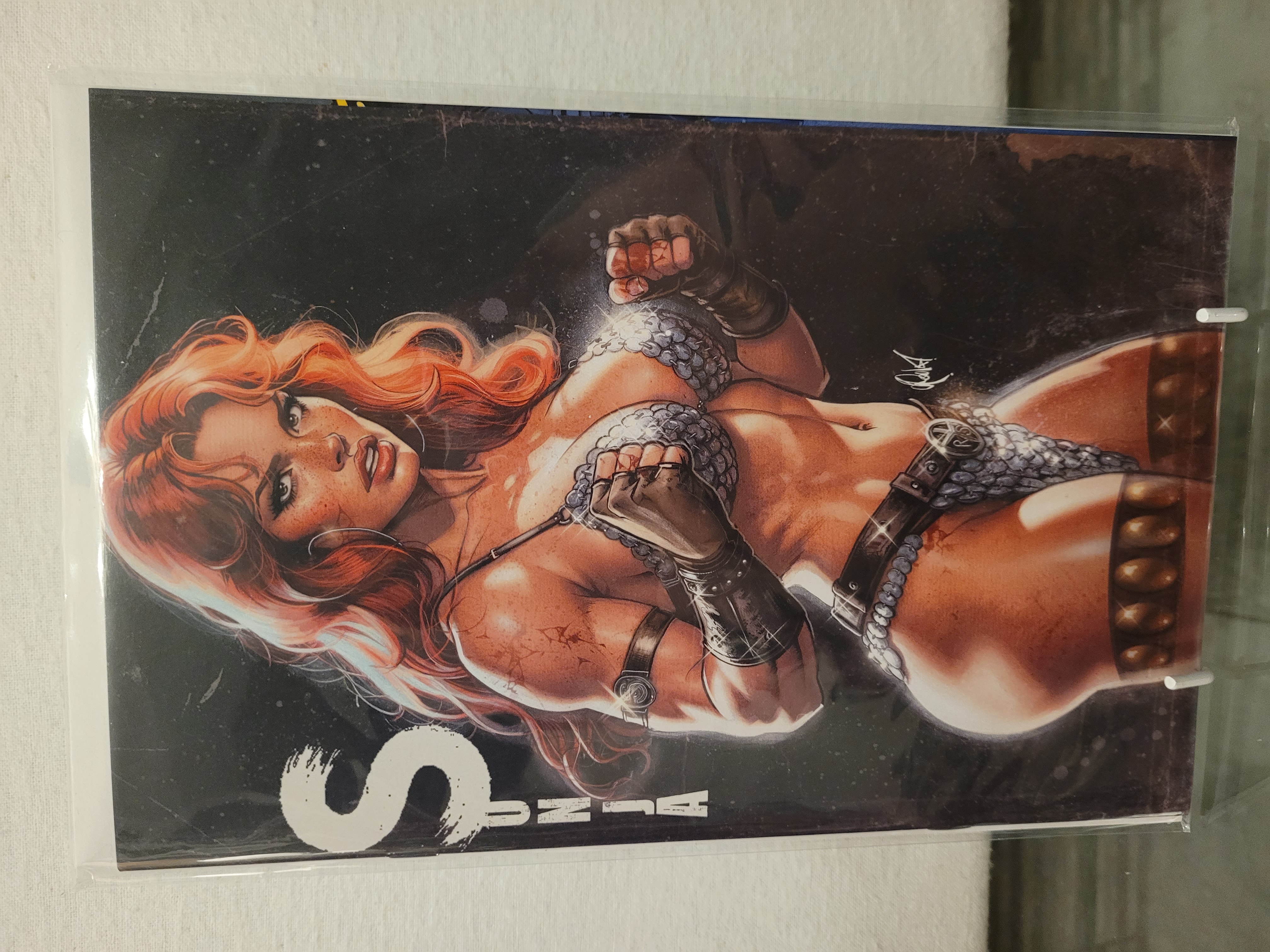 RED SONJA SHE DEVIL WITH A SWORD #1 CEDRIC POULAT 'SONJA' VIRGIN LTD 500