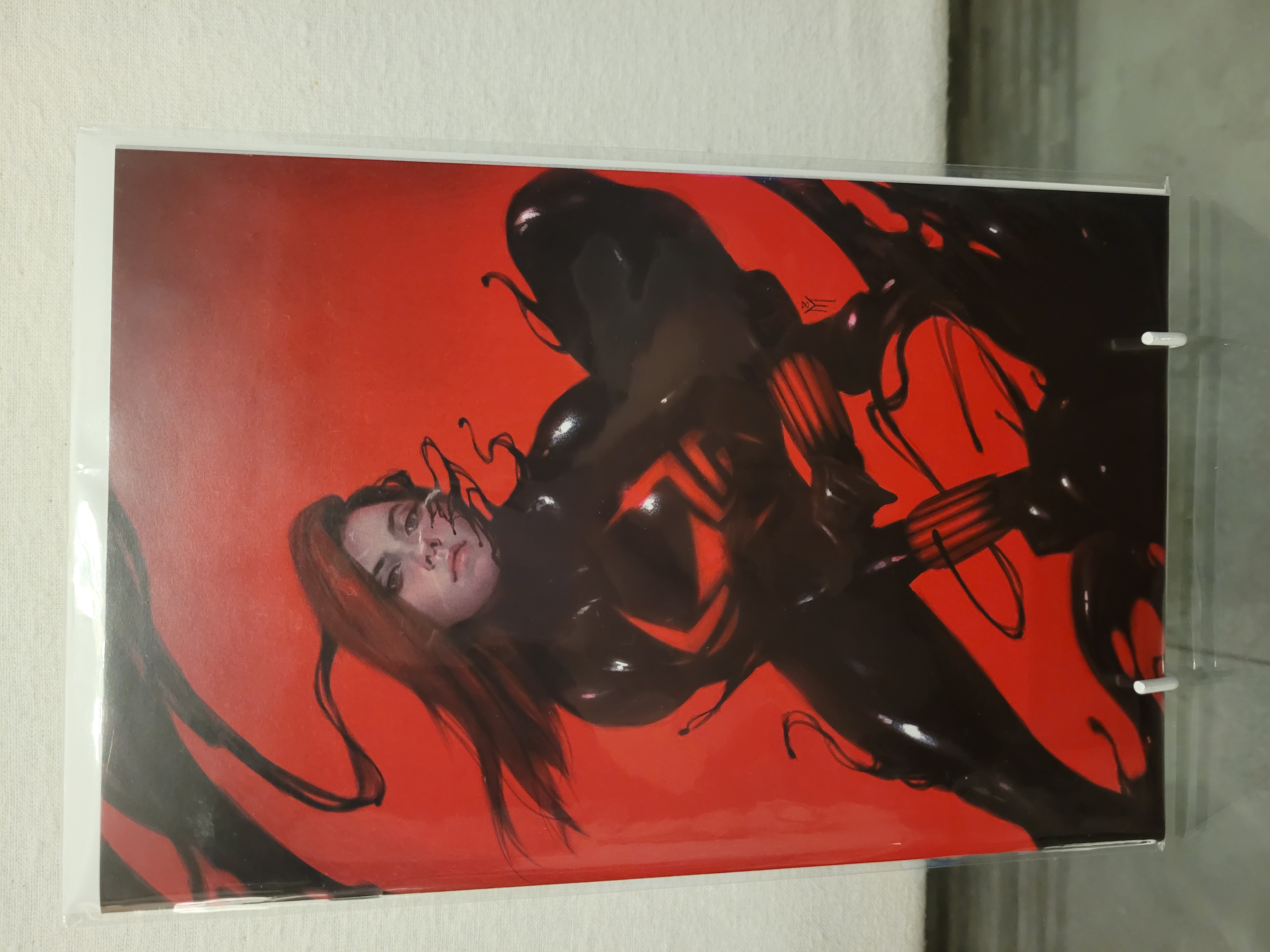 Venom #27 virgin Miguel Mercado Exclusive Venomized Black Widow