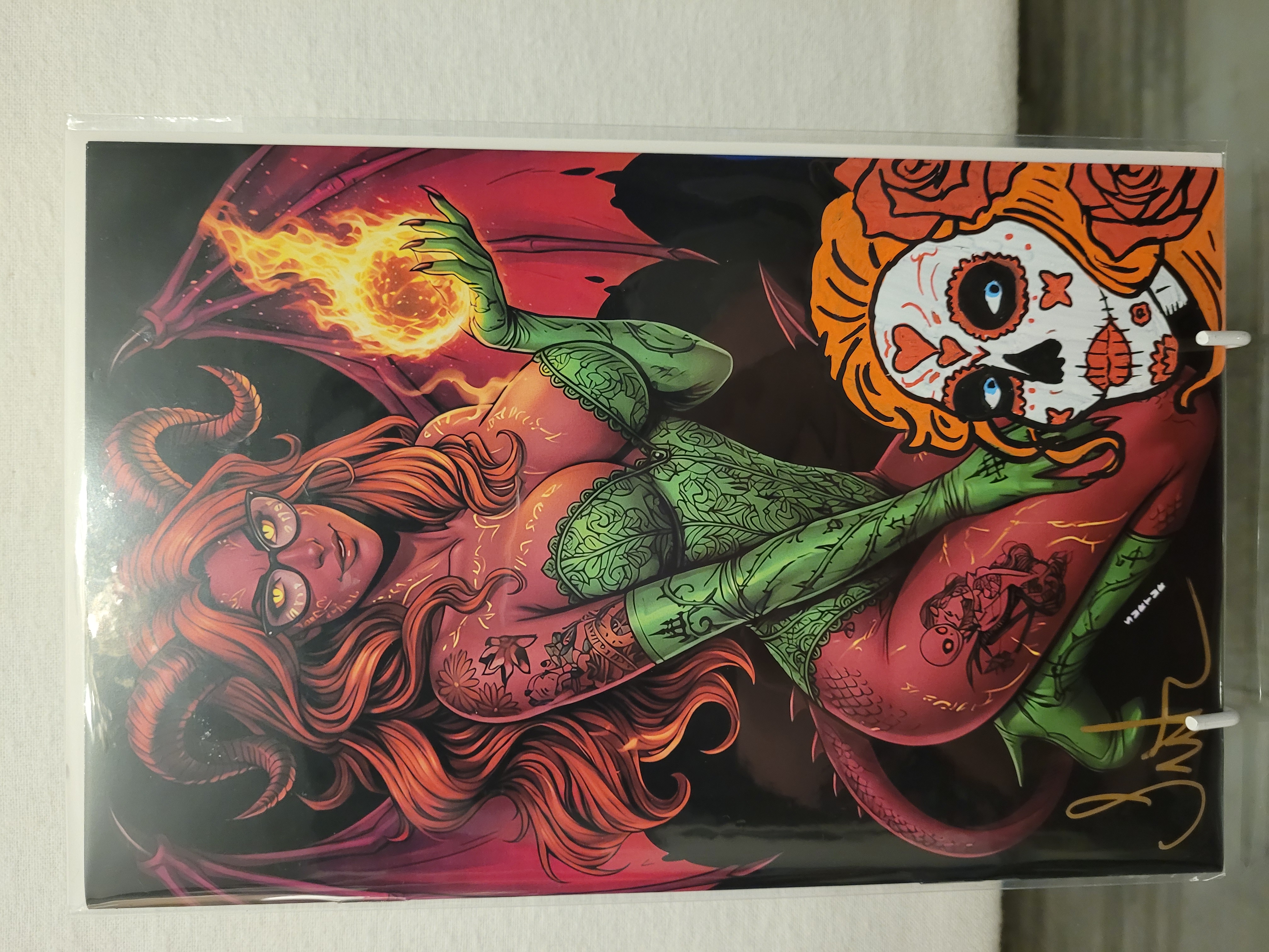 Fright Weaver Exclusive Devil Poison Ivy Remarked and Signed by Surtur W/COA