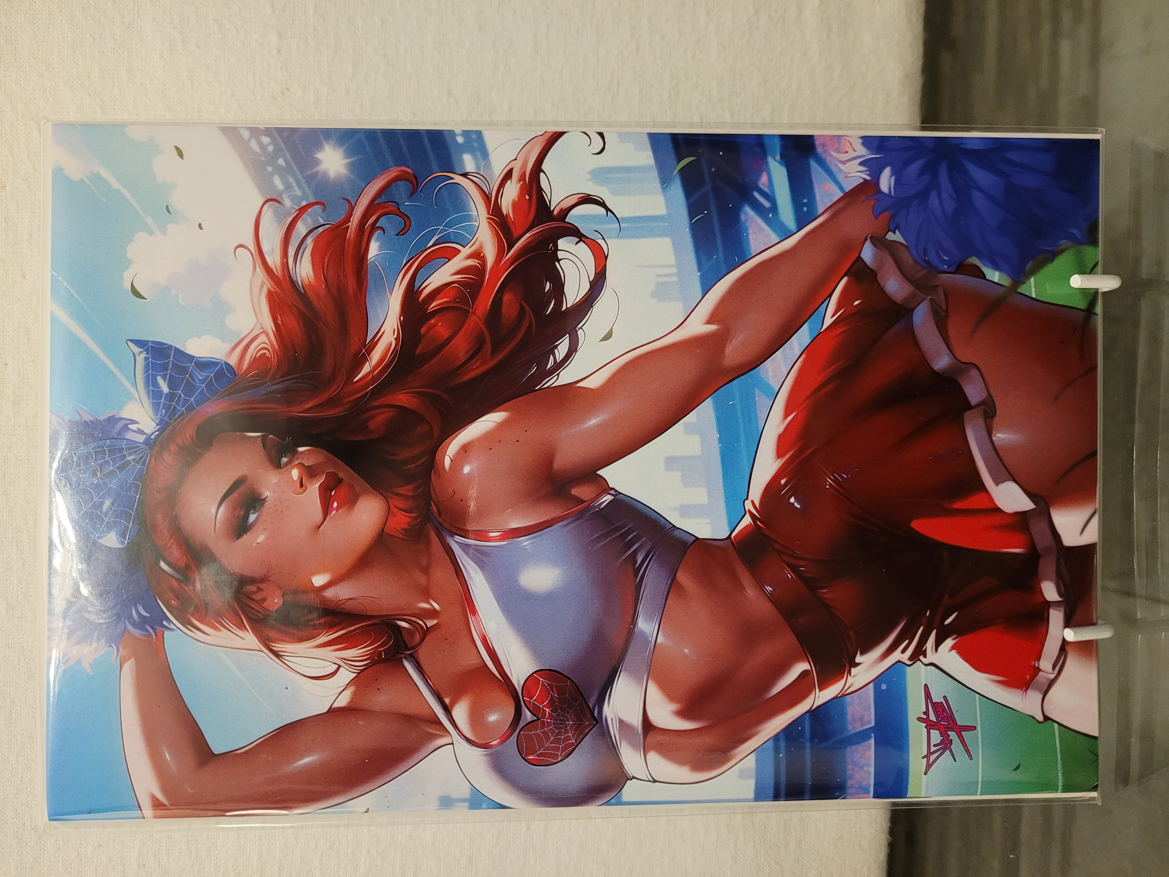 Artist Alley Multiverse Saga Mary Jane Cheerleader ARTBOOK
