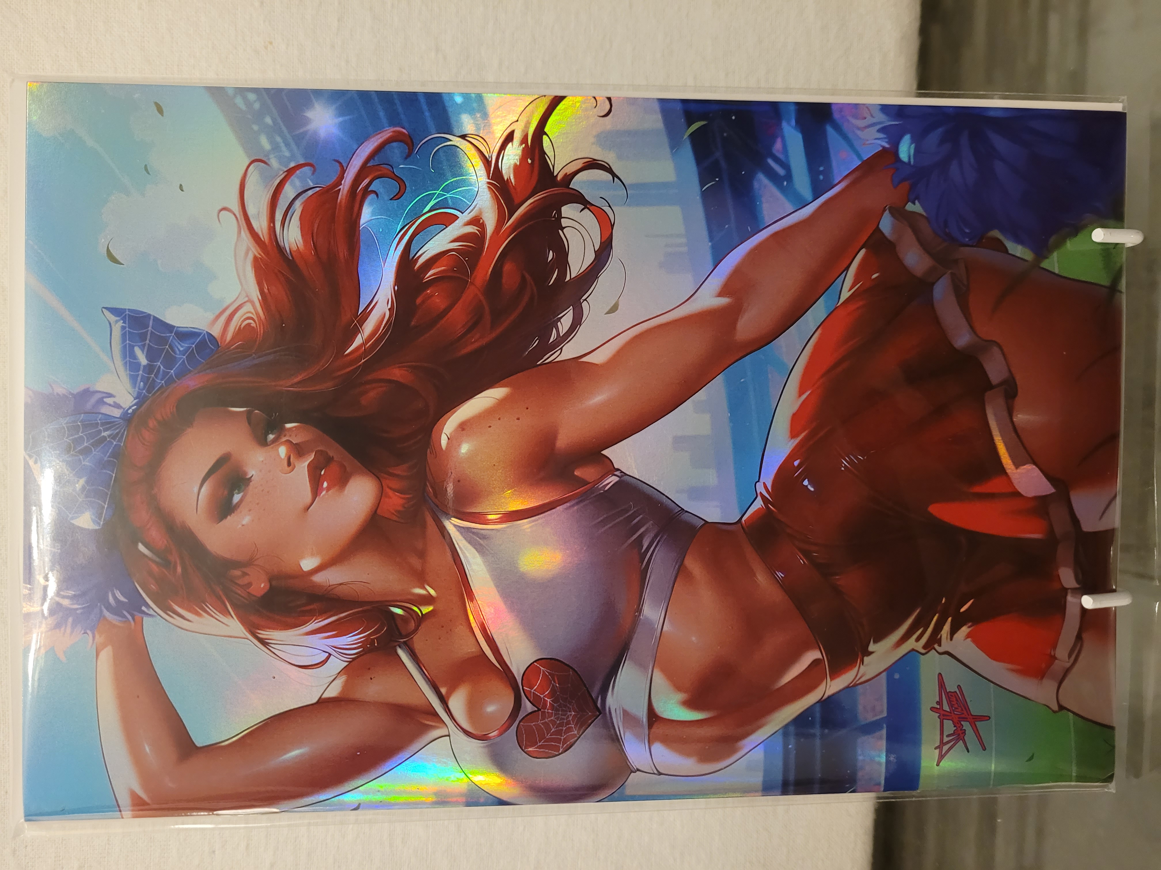 Artist Alley Multiverse Saga Mary Jane Cheerleader Foil ARTBOOK
