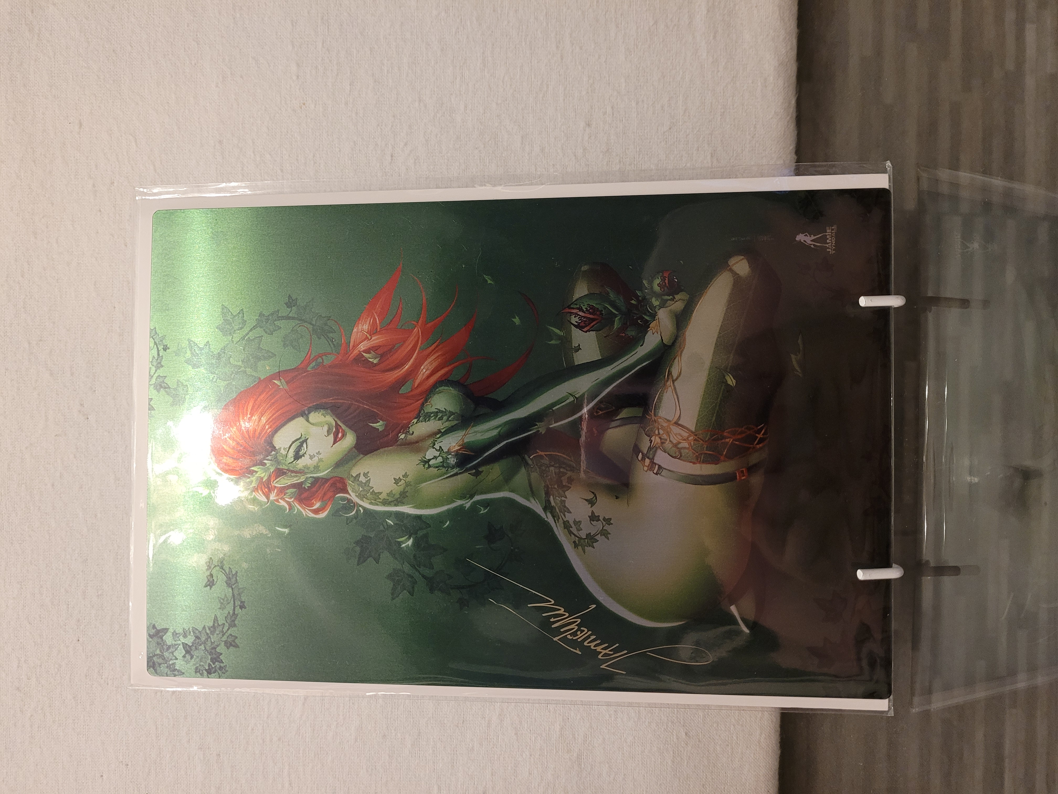 I Make Boys Cry #1 Poison Ivy METAL PRINT Signed by Jamie Tyndall W/COA