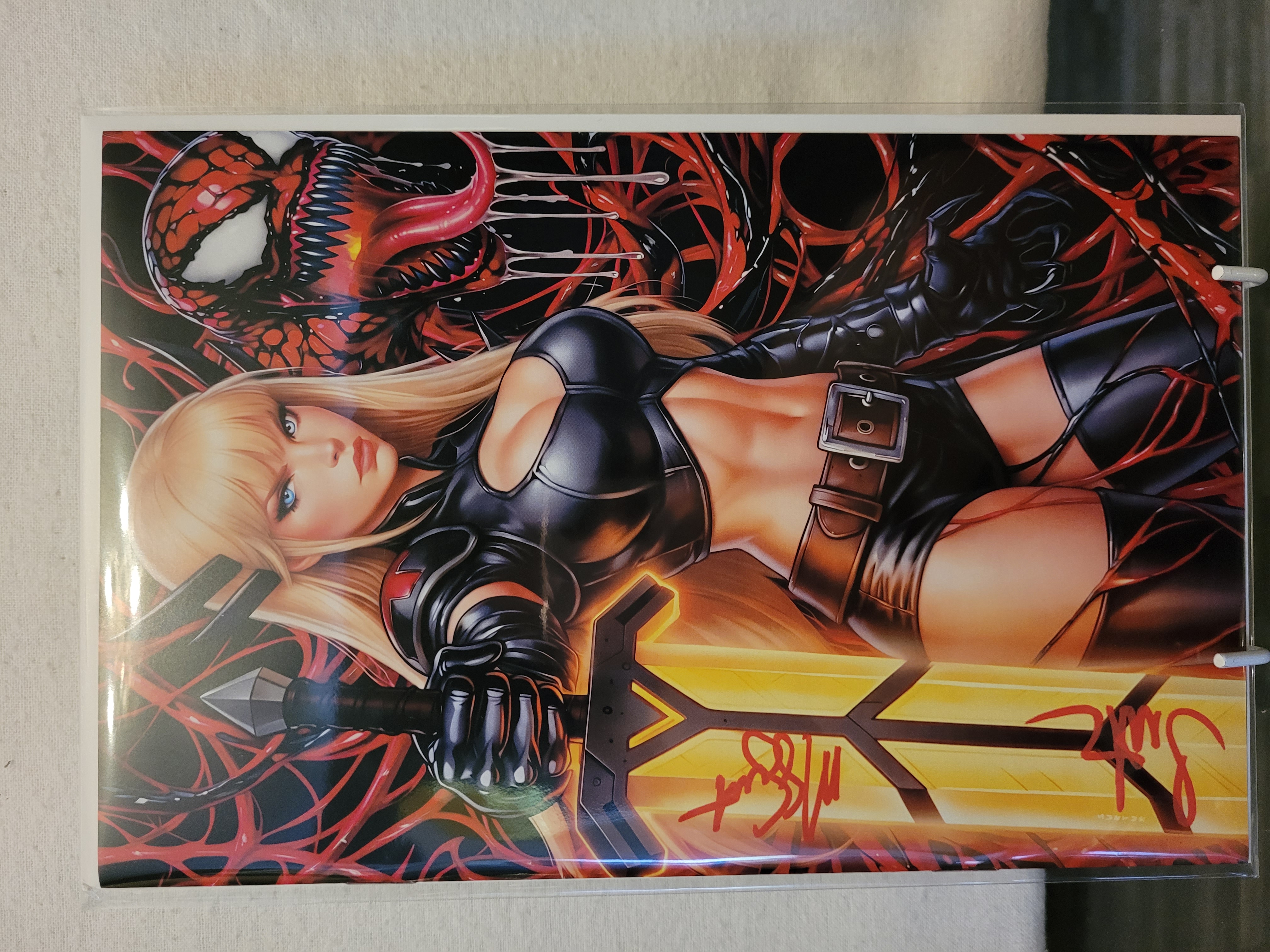 fright weaver magik carnage dressed double signed Surtur & Mrs Surtur W/COA