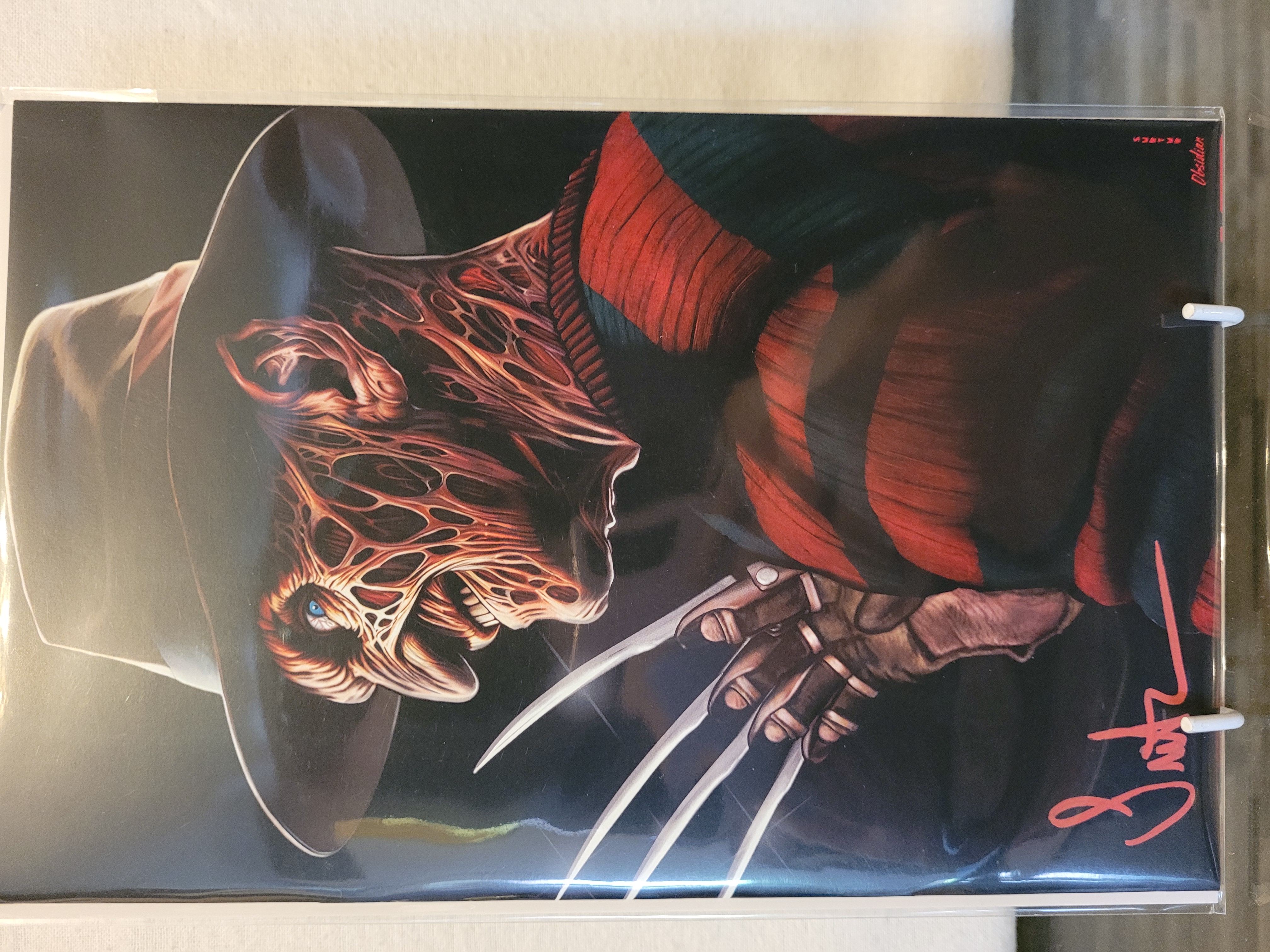 fright weaver freddy signed by surtur W/COA