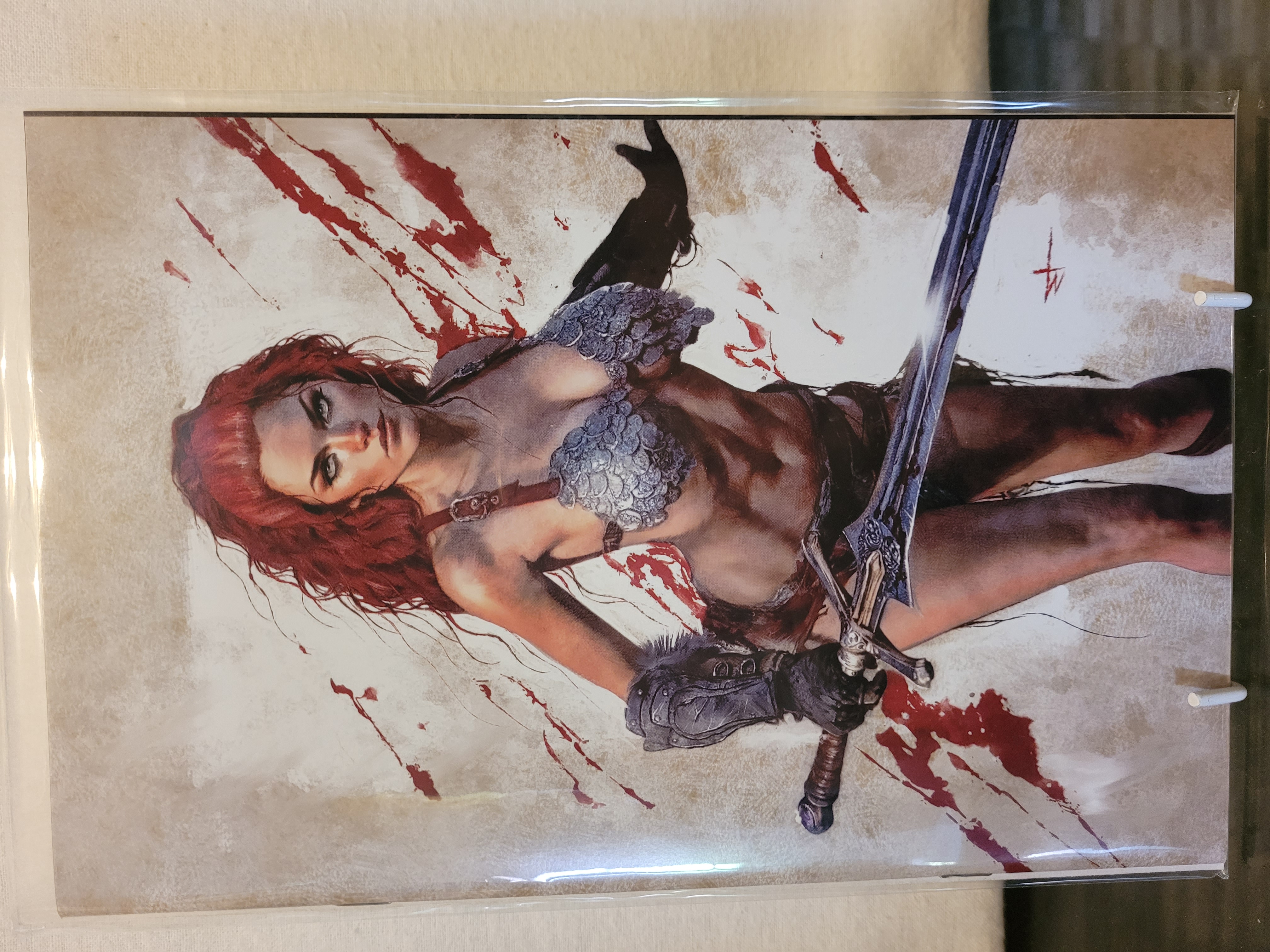 Savage Red Sonja #1 Marco Turini Exclusive Bloody Virgin