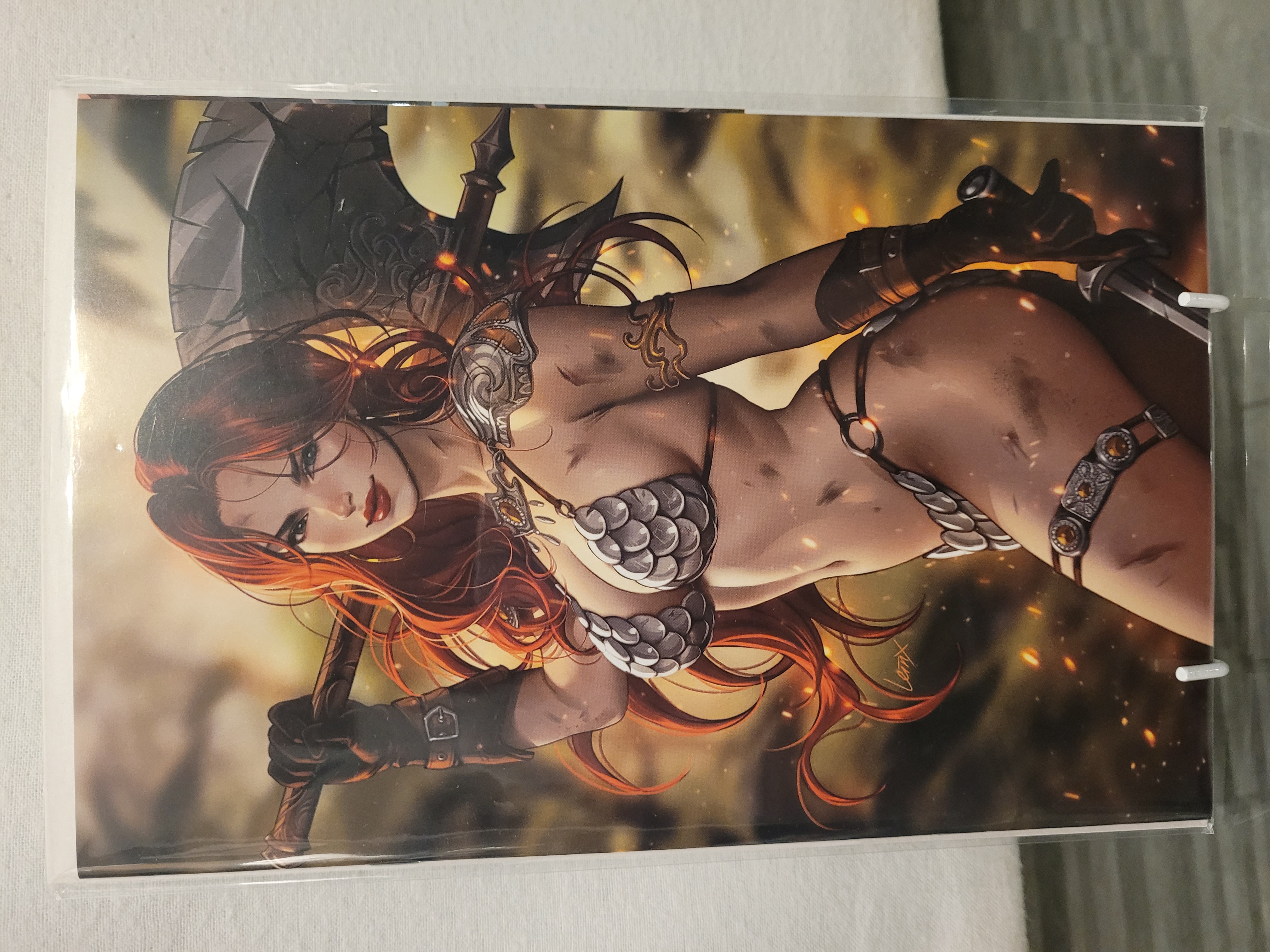 red sonja death & the devil #1 lesley leirix exclusive virgin ltd 500