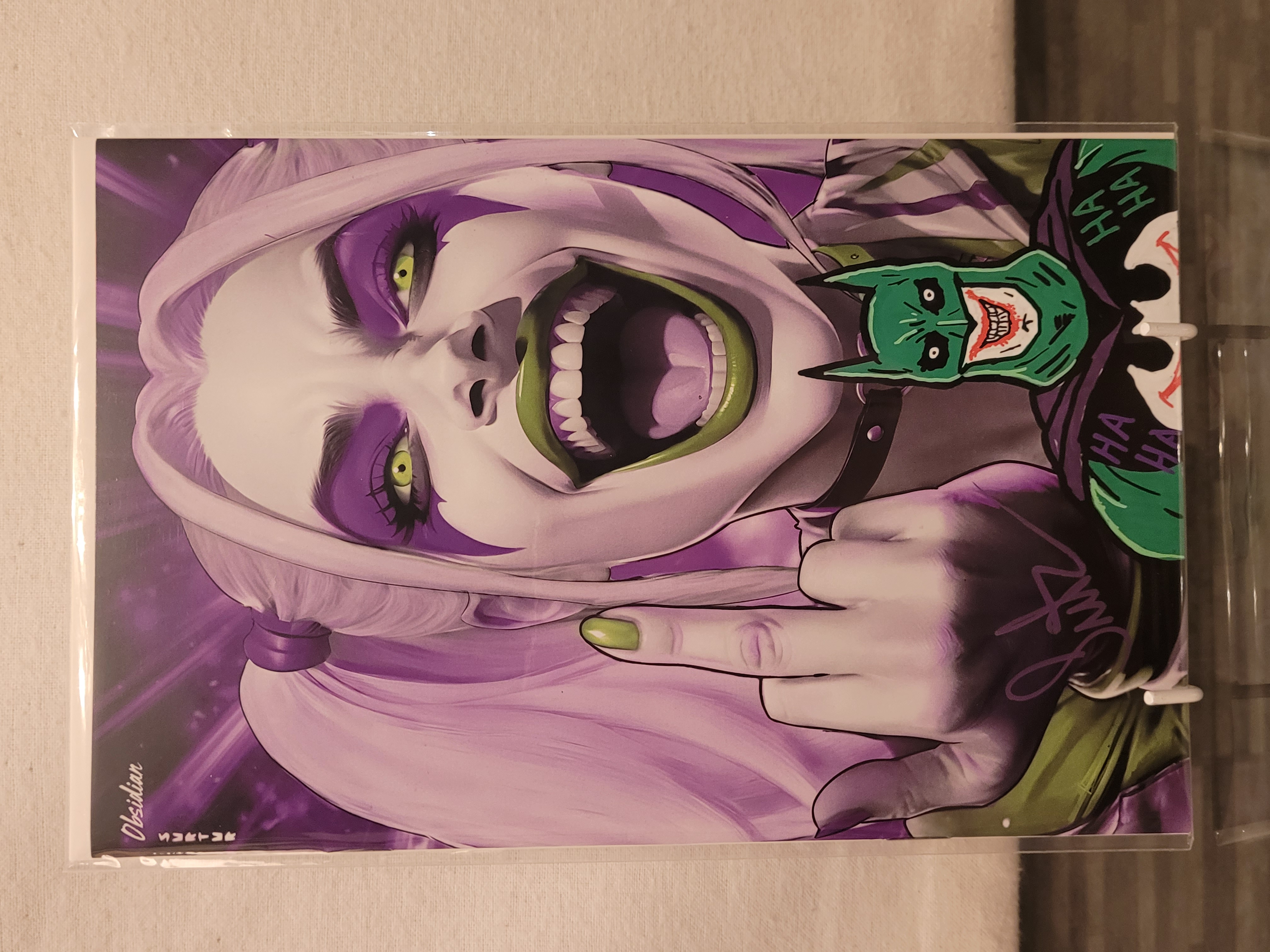 fright weaver harley quinn exclusive heroes convention charlotte remarked!!! signed by surtur W/COA
