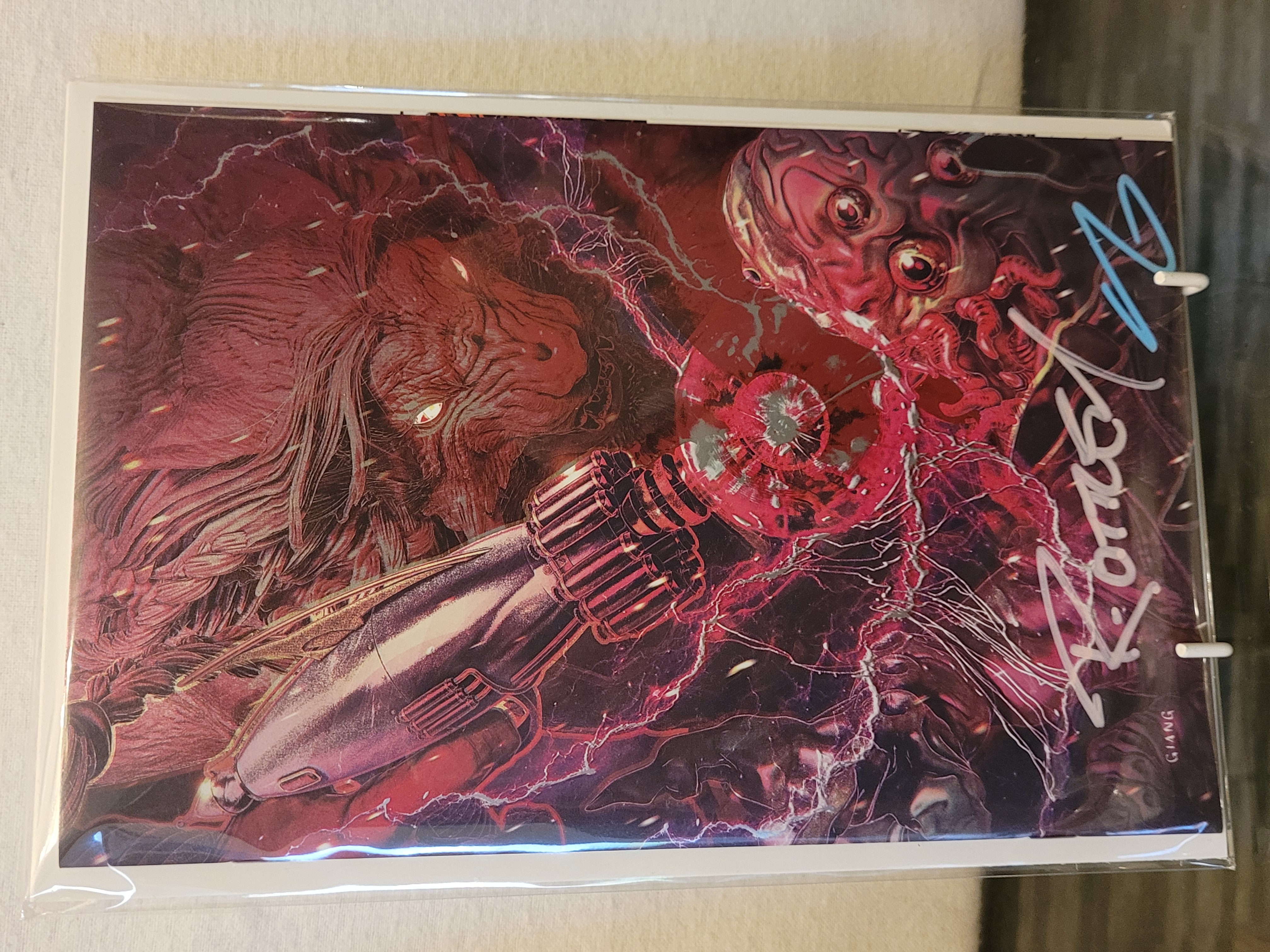 battle beast #6 virgin san francisco fan expo ltd to 1000 x2 signed by ryan ottley & john giang W/COA