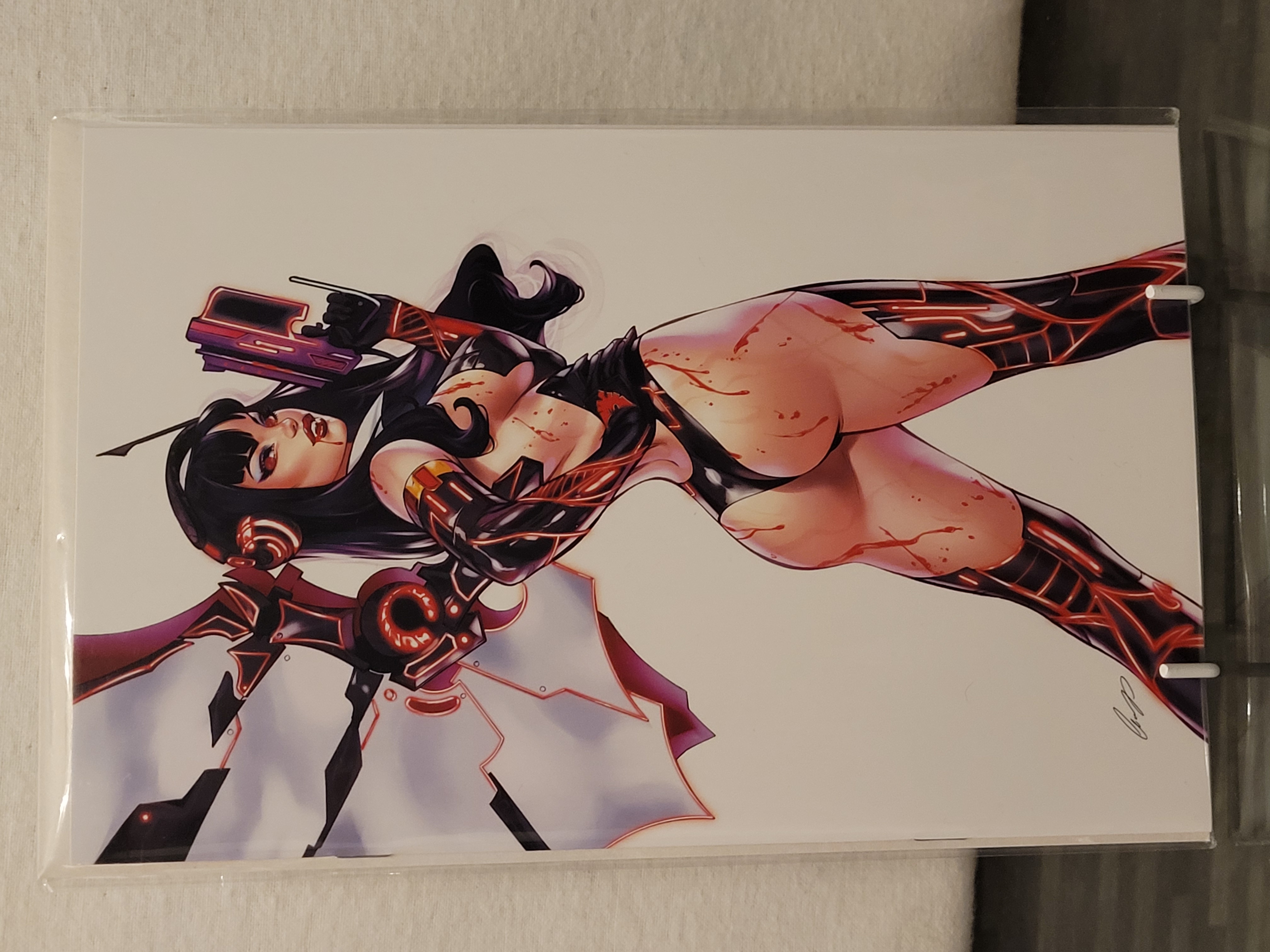 vampirella #6 elias chatzoudis virgin cyber punk variant