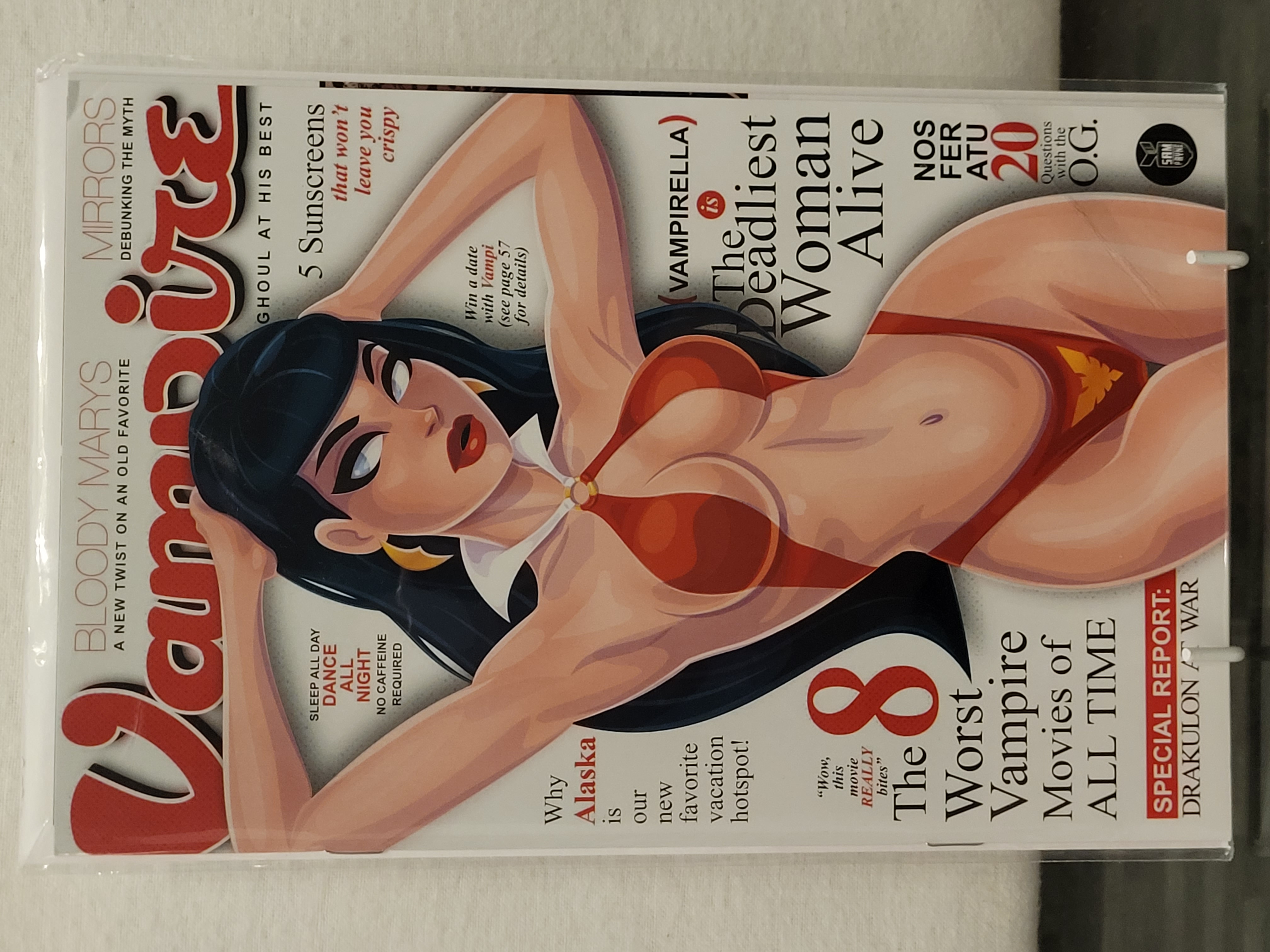 vampirella #10 sam payne exclusive trade