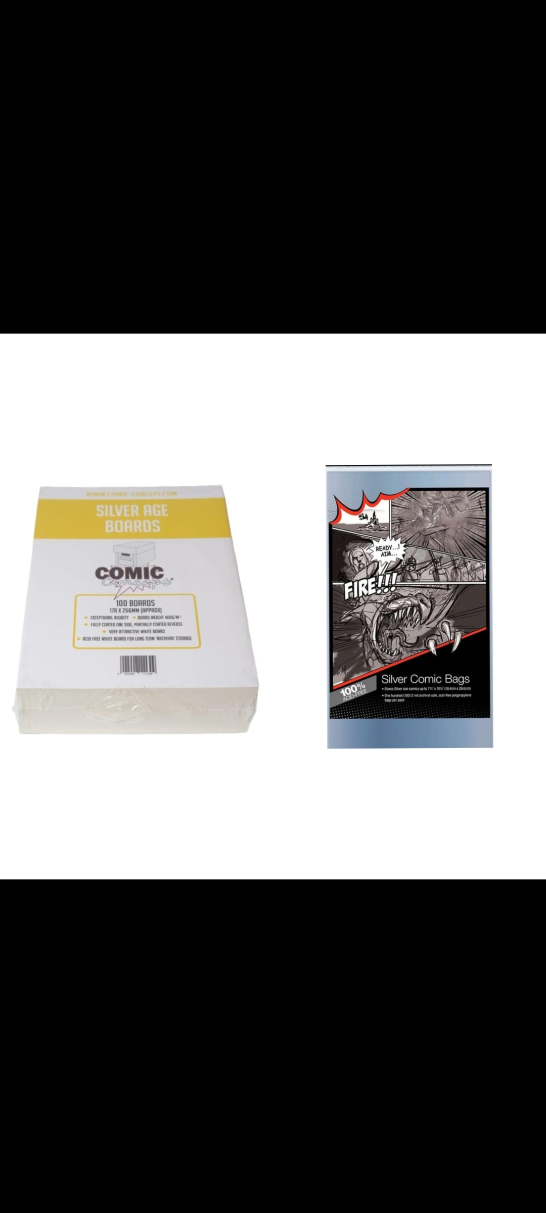 Silver age bags & boards 100 per pack