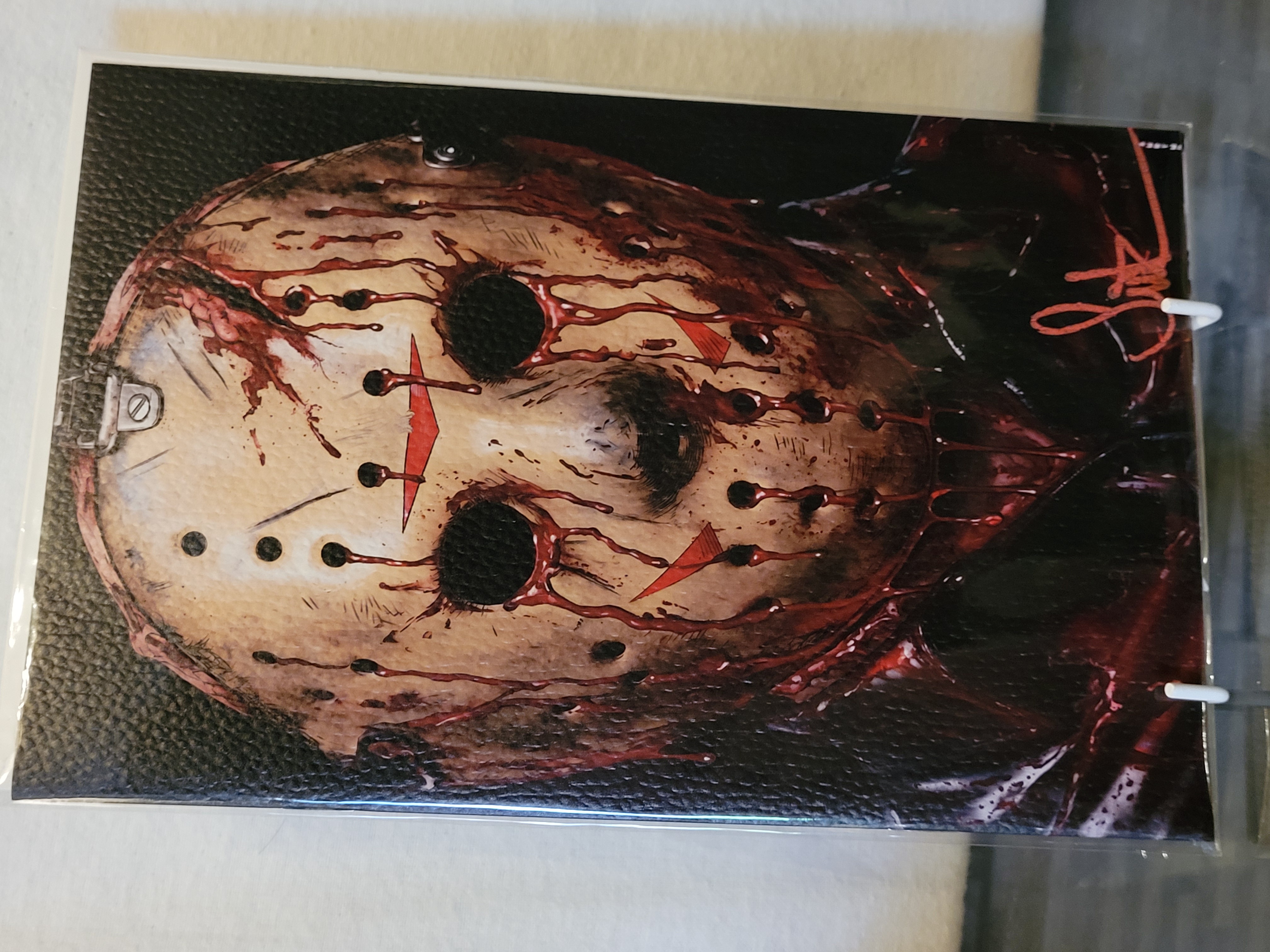 Jason bloody exclusive leather signed with embossed COA