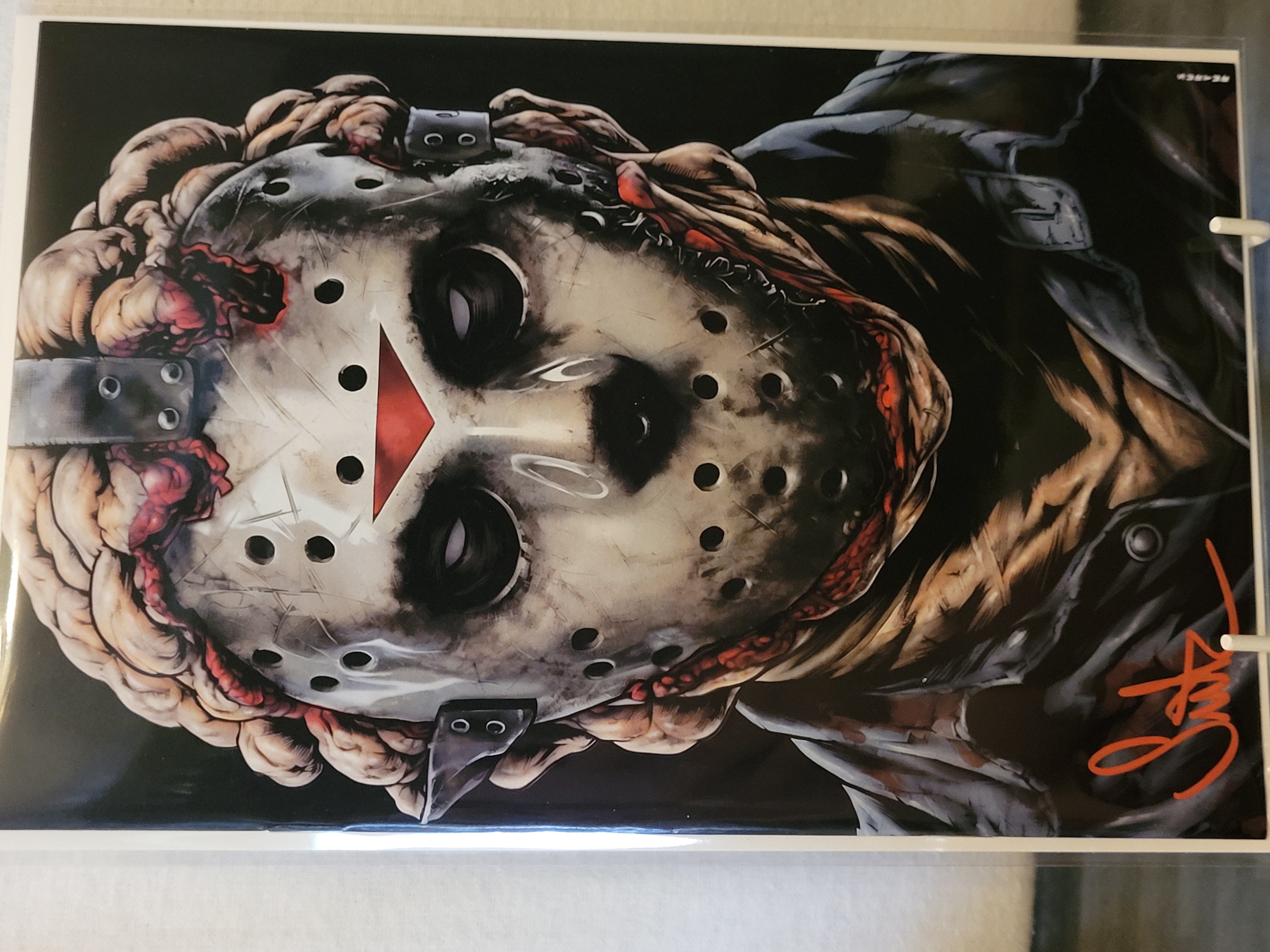 jason embossed non bloody signed with embossed coa