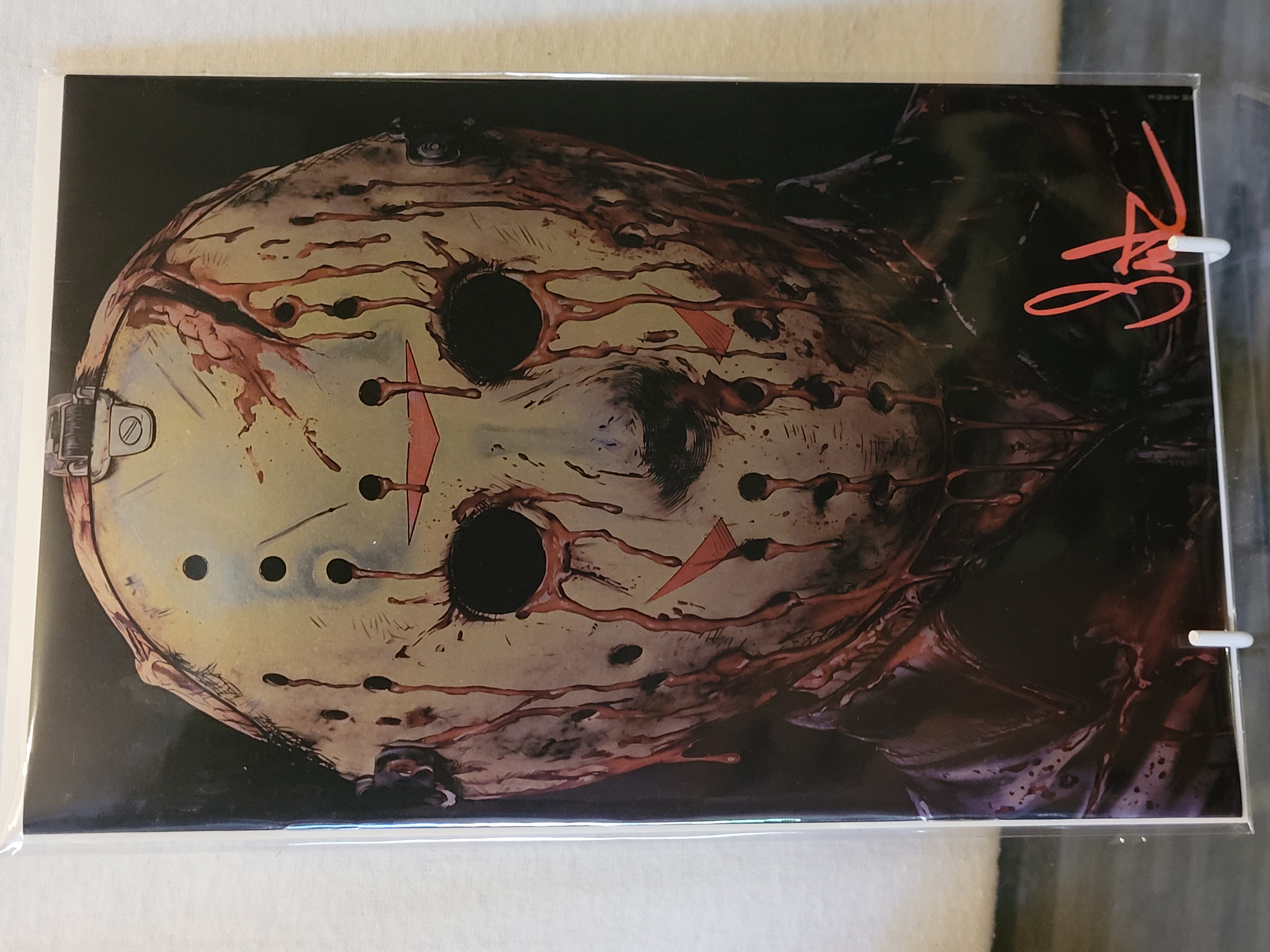 jason bloody foil exclusive signed with embossed coa
