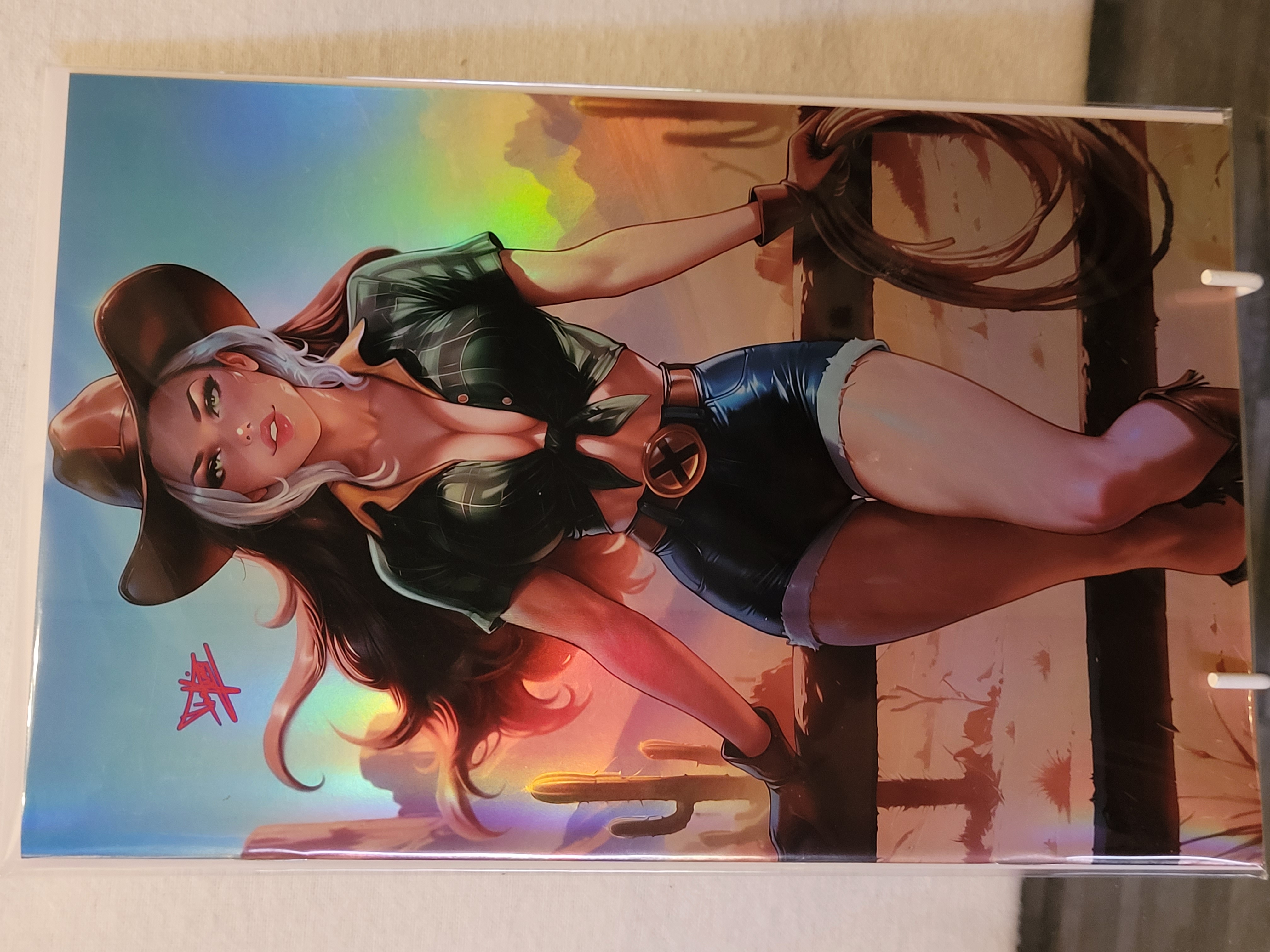 artist alley multiverse saga cowgirl rogue cosplay virgin foil