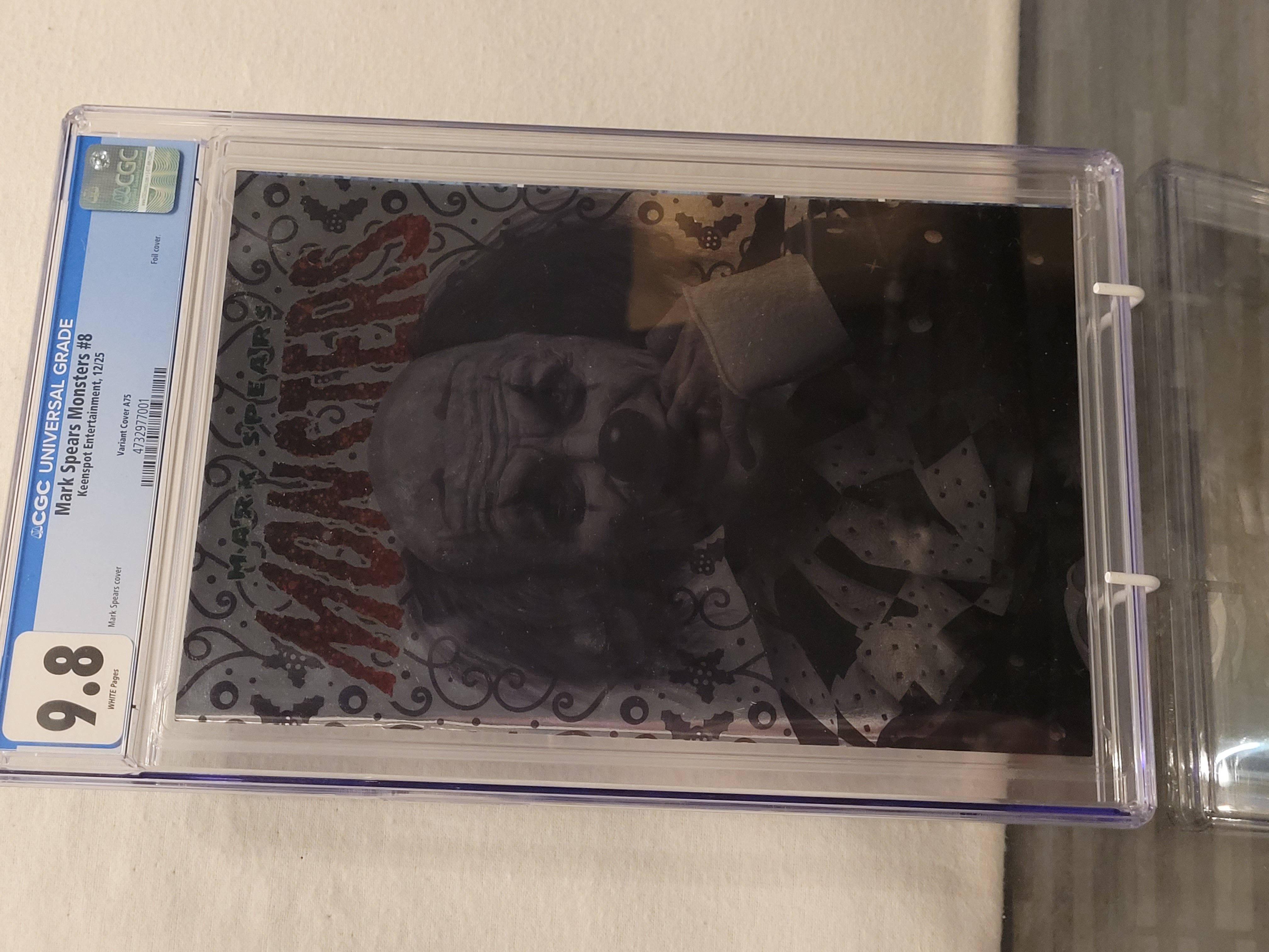 Mark spears monsters #8 silver foil 1:666 CGC 9.8