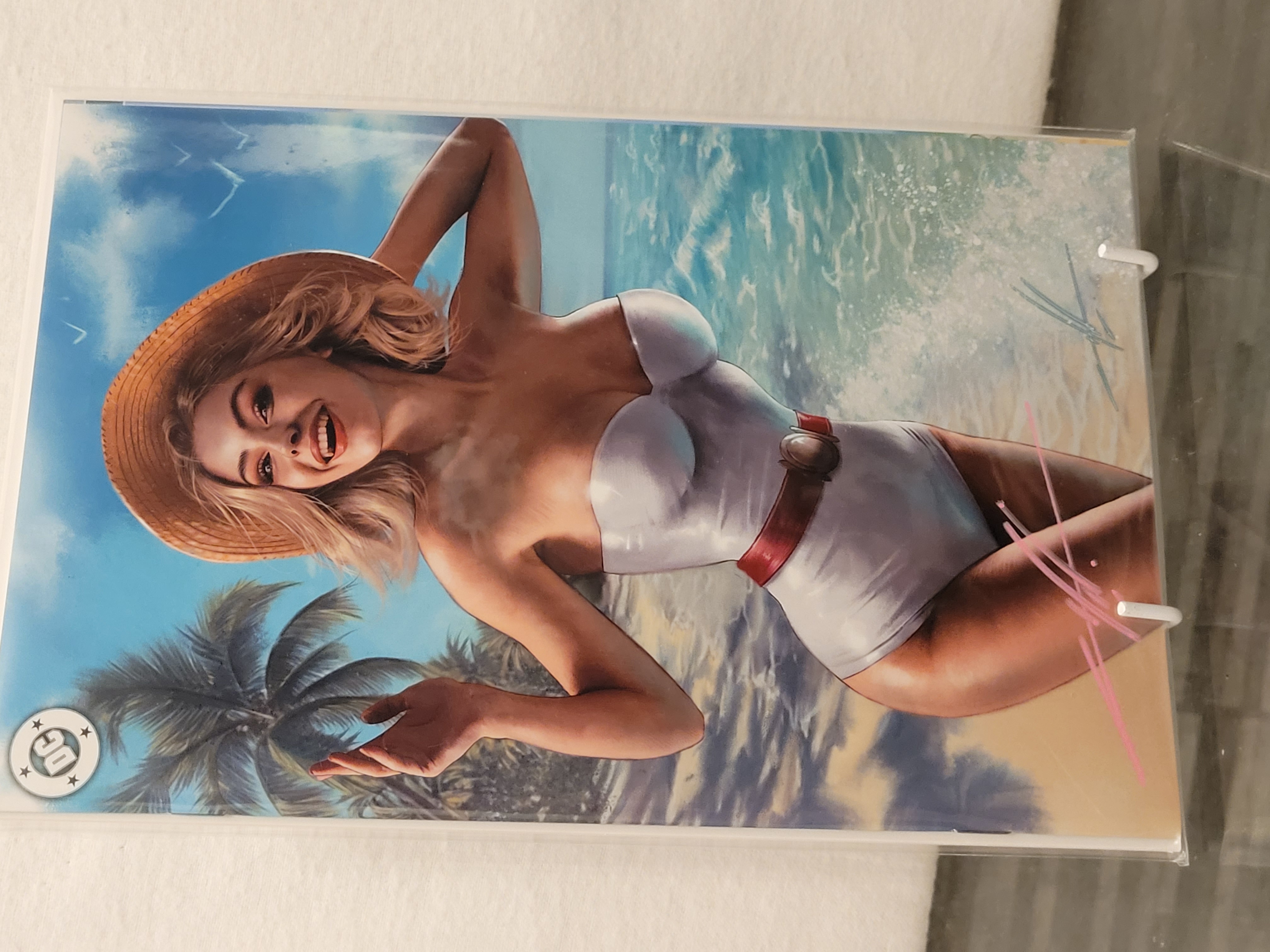 G'Norts swimsuit edition powergirl megacon Exclusive ltd 500 signed w/coa