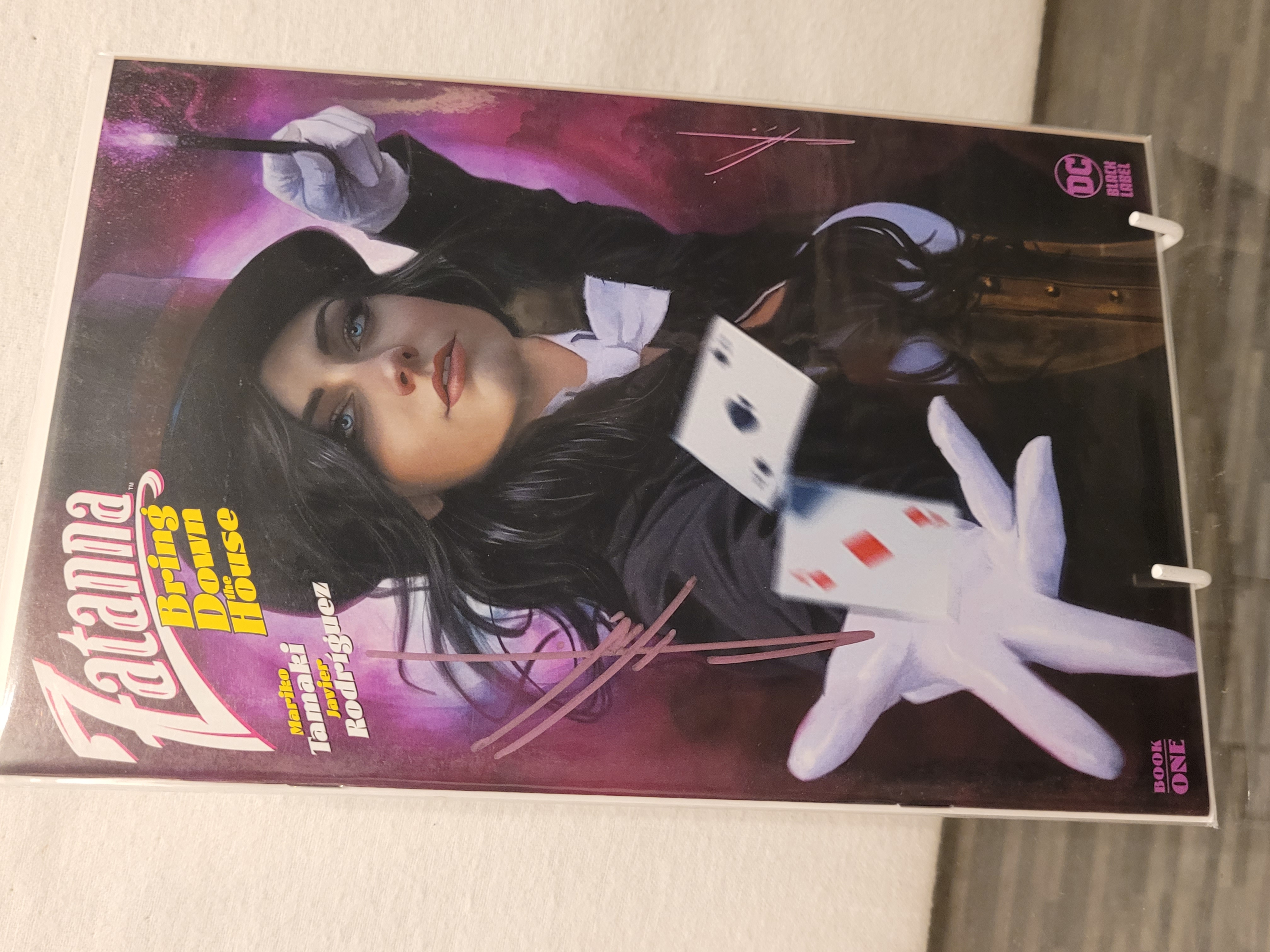 zatanna bring down the house book one trade exclusive ltd 3000 signed w/coa