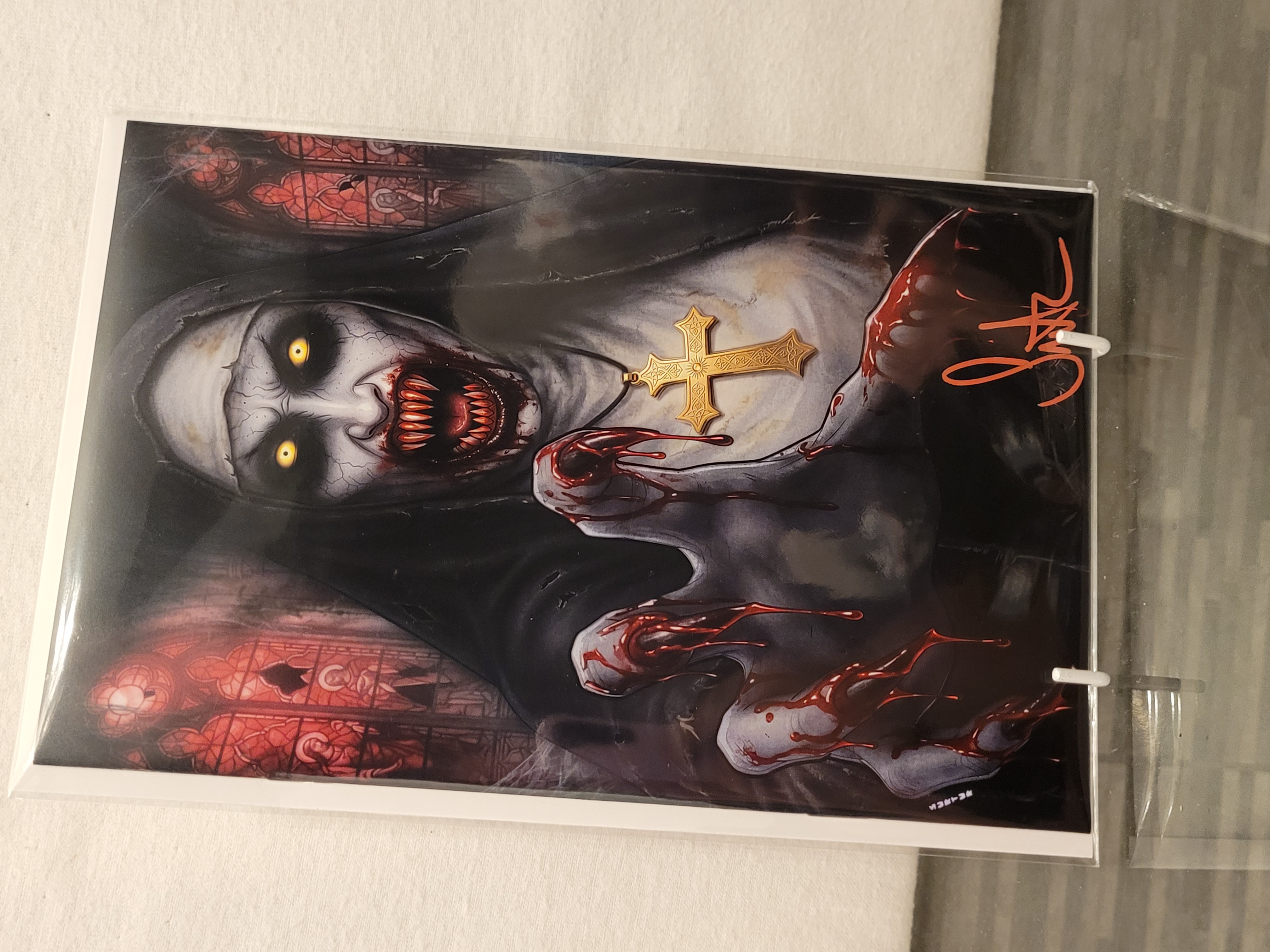 the unholy virgin mycomicstore exclusive signed w/coa