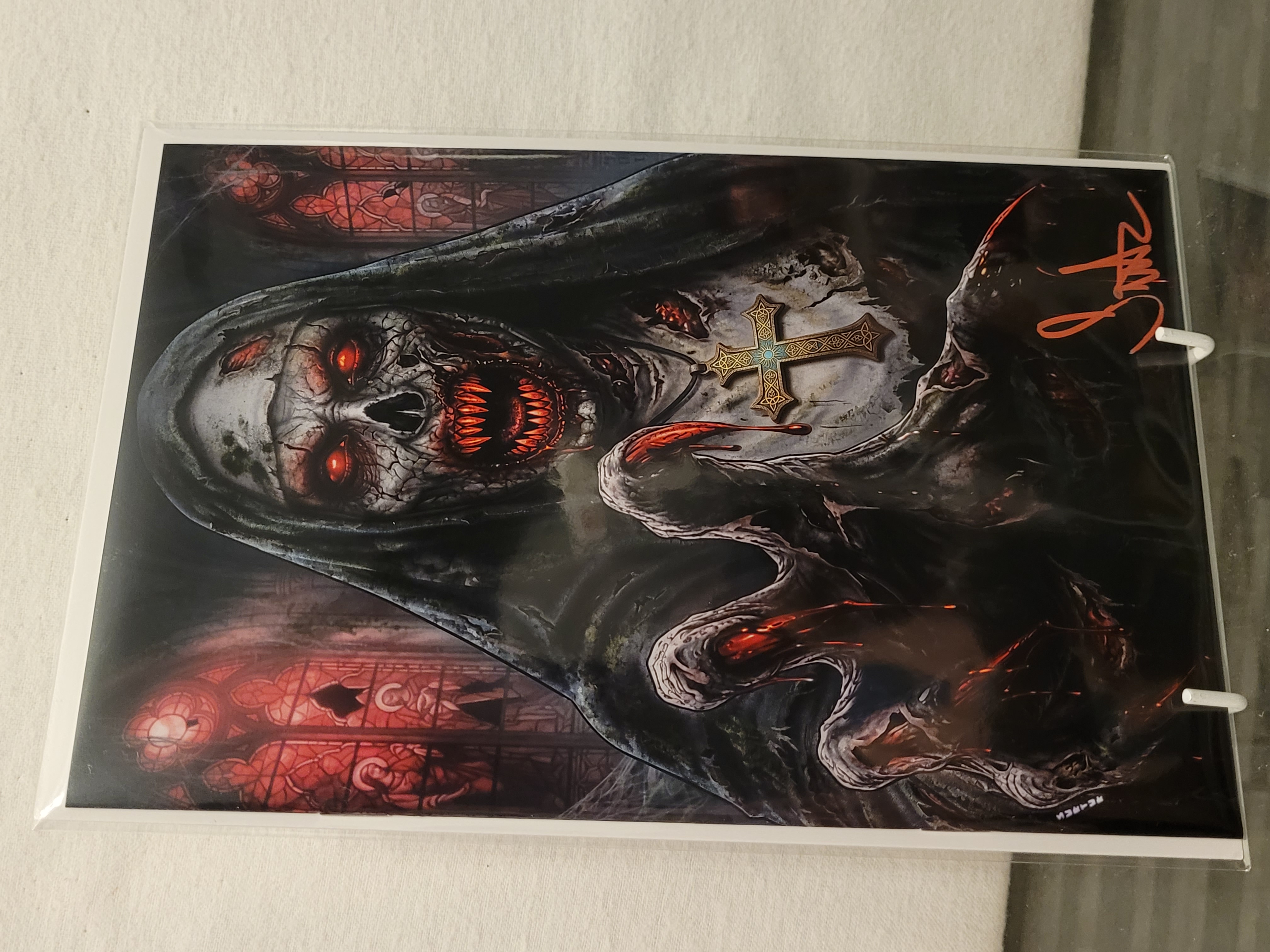the unholy zombie virgin mycomicstore exclusive signed w/coa